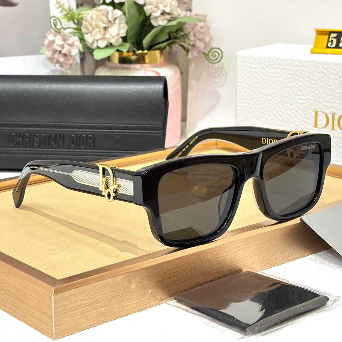 Dior S3F Black & Golden Premium Quality Sunglasses-2