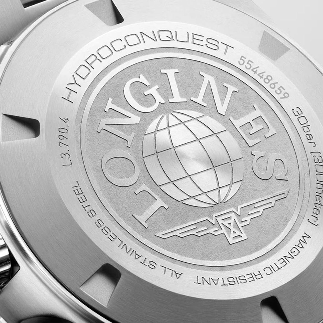 Longines HydroConquest GMT Automatic Green Dial Watch L3.790.4.06.6-2