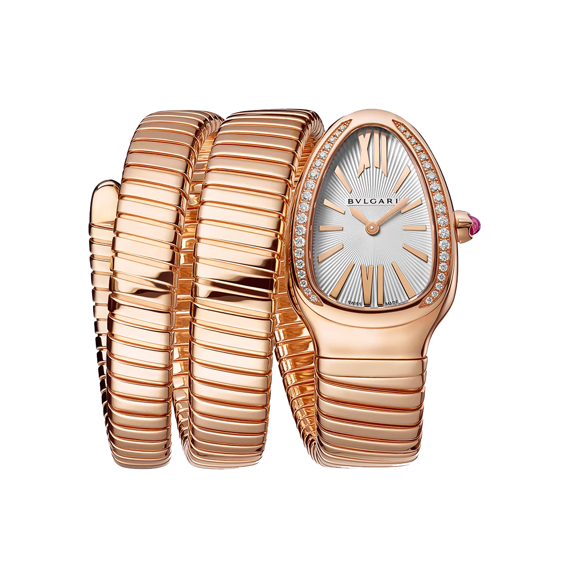 Bvlgari Luxury Serpenti Tubogas Quartz Watche for Women 103905-0