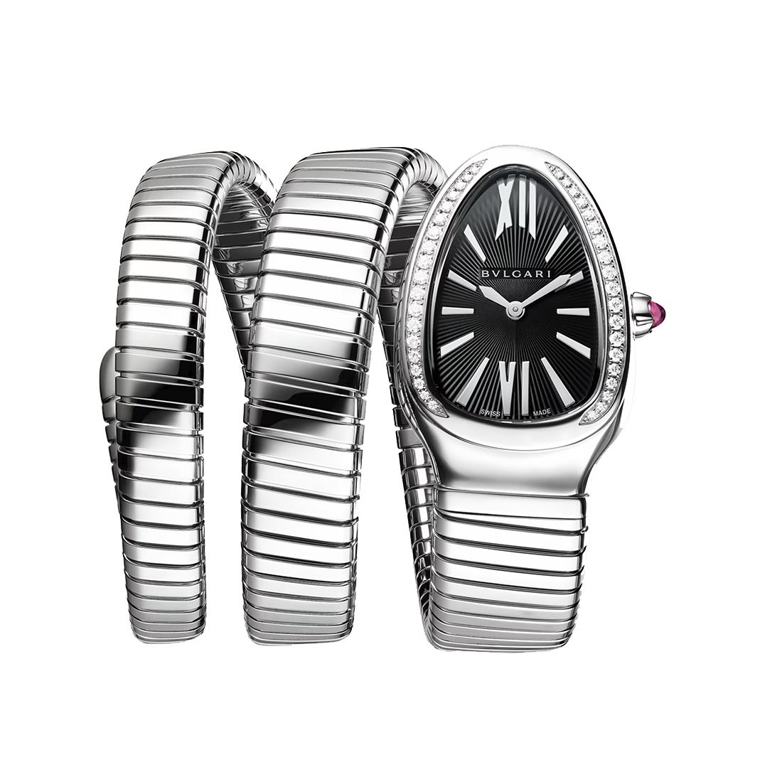 Bvlgari Luxury Serpenti Tubogas Quartz Watche for Women 103433-0