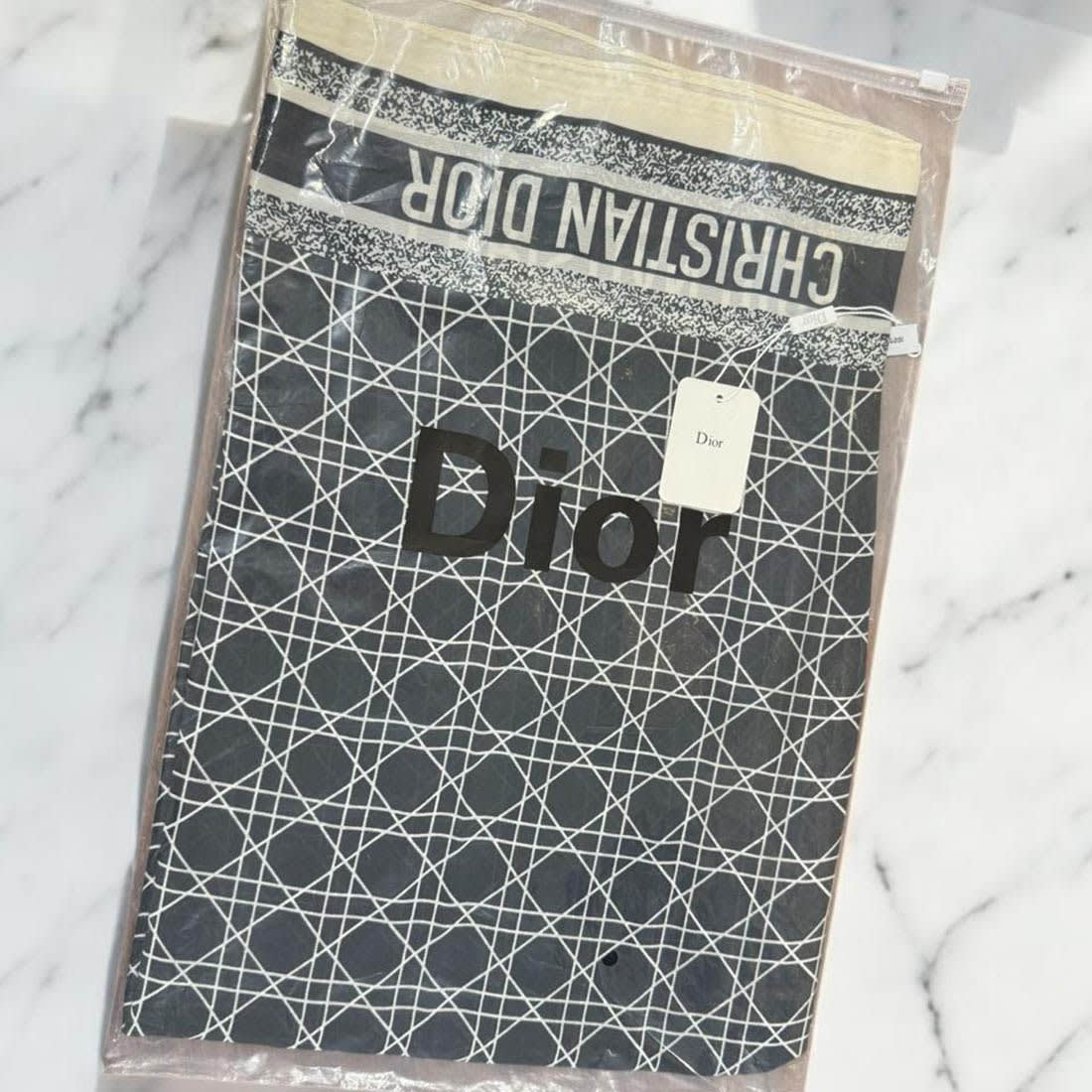 Christian Dior Premium Quality Black Silk Stole-2