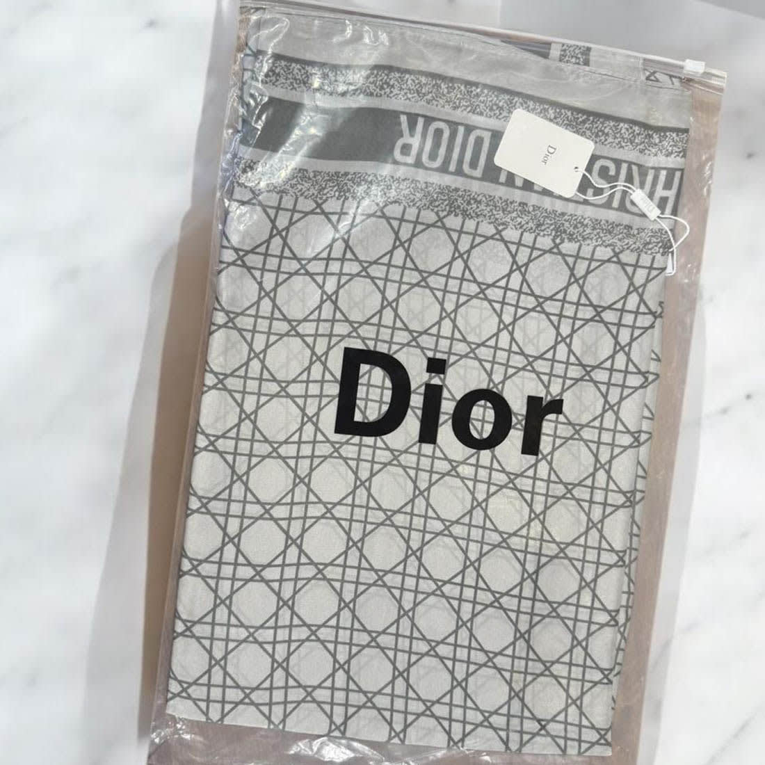 Christian Dior Premium Quality Grey Silk Stole-2