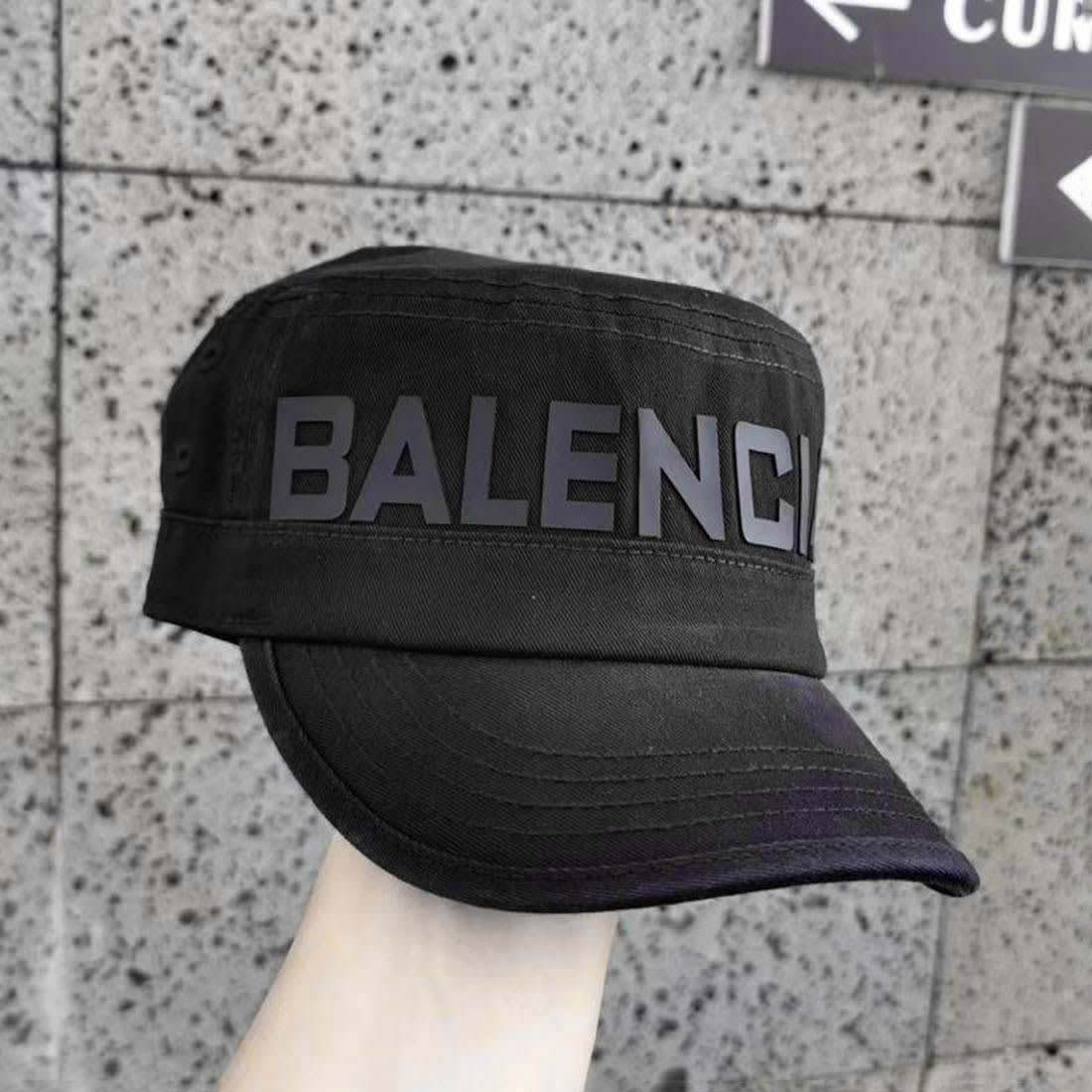 Balenciaga All Weather Black Premium Cap-0