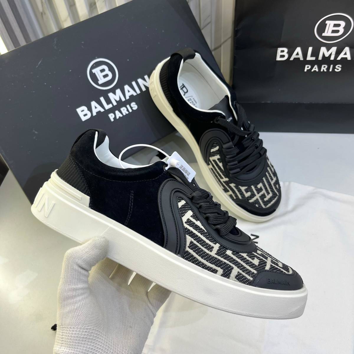 Balmain B-Court Flip Low Sneakers-1