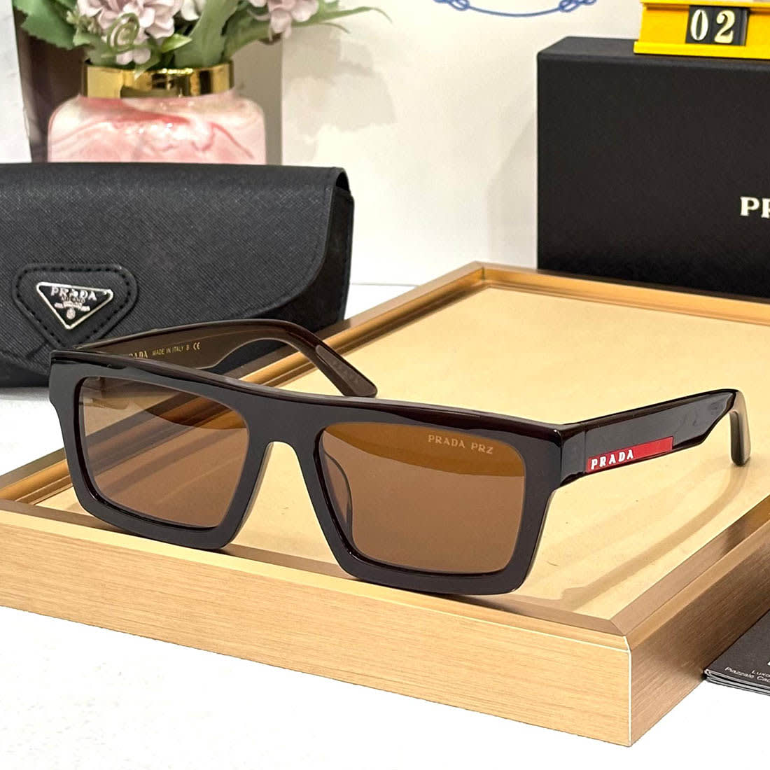 Prada Brown Luxury Sunglasses-1
