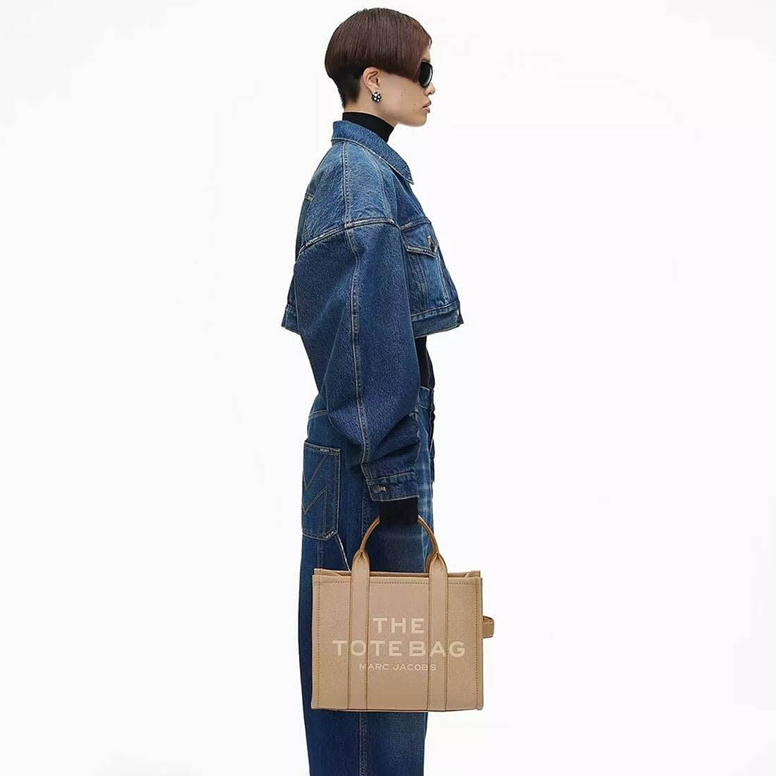 Marc Jacobs Brown Leather Medium Tote Bag-5