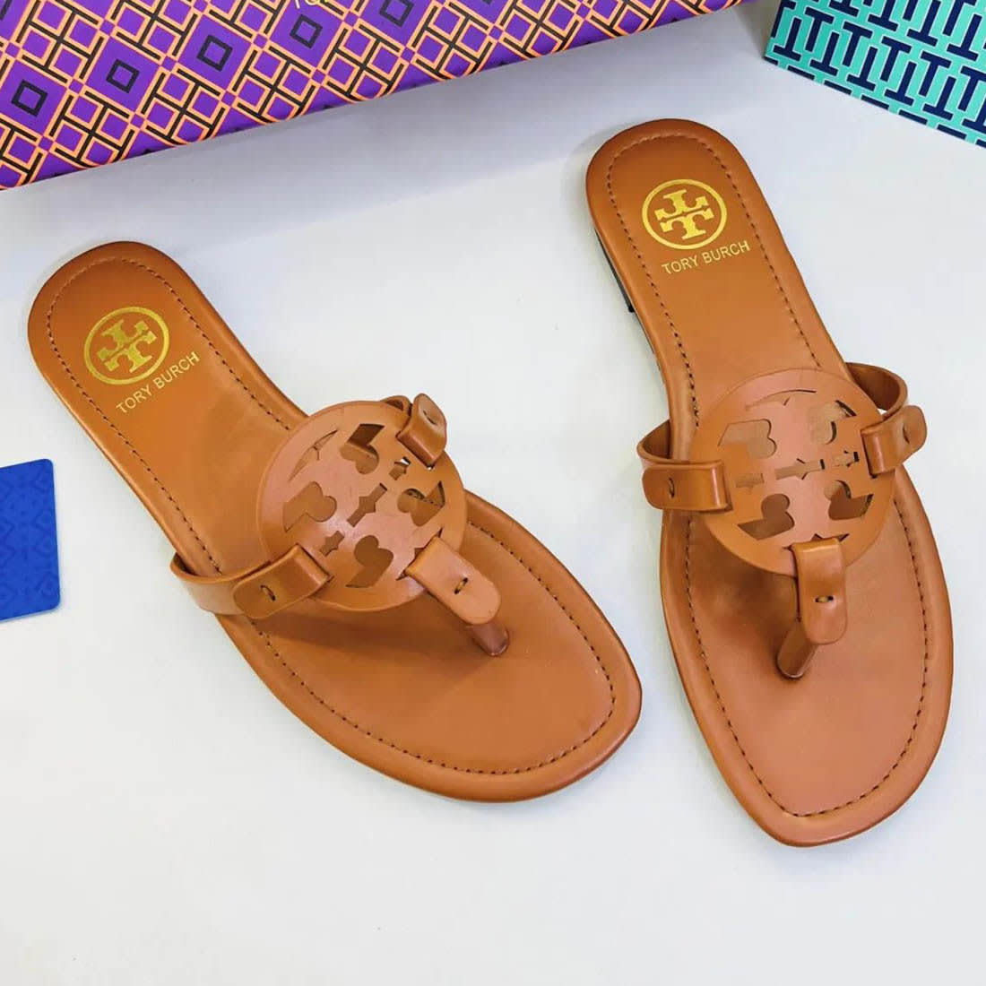 Tory Burch Miller Brown Flat Sandal-0