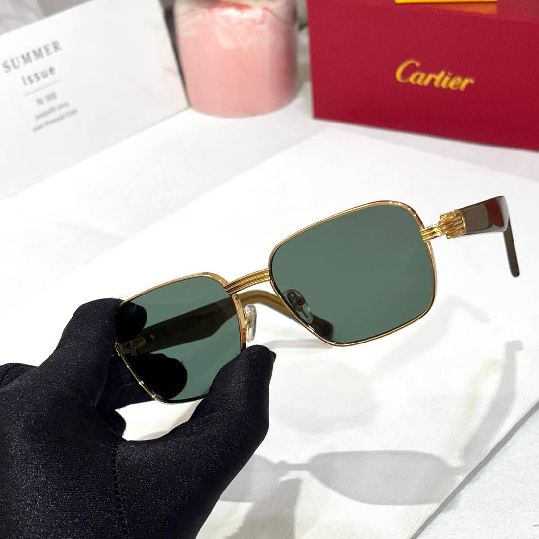 Cartier Green Luxury Sunglasses-6