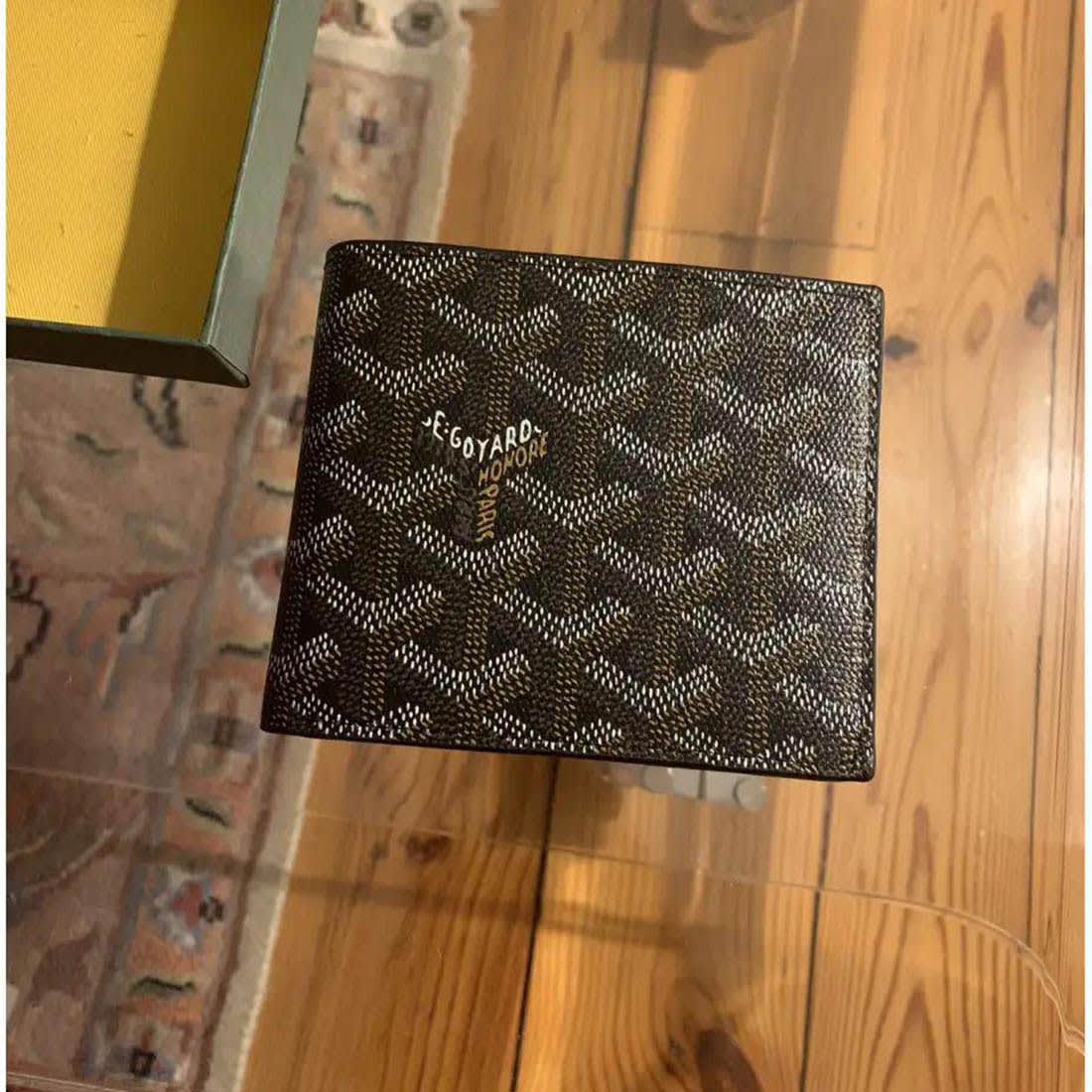 Goyard Black Premium Compact Wallet-0