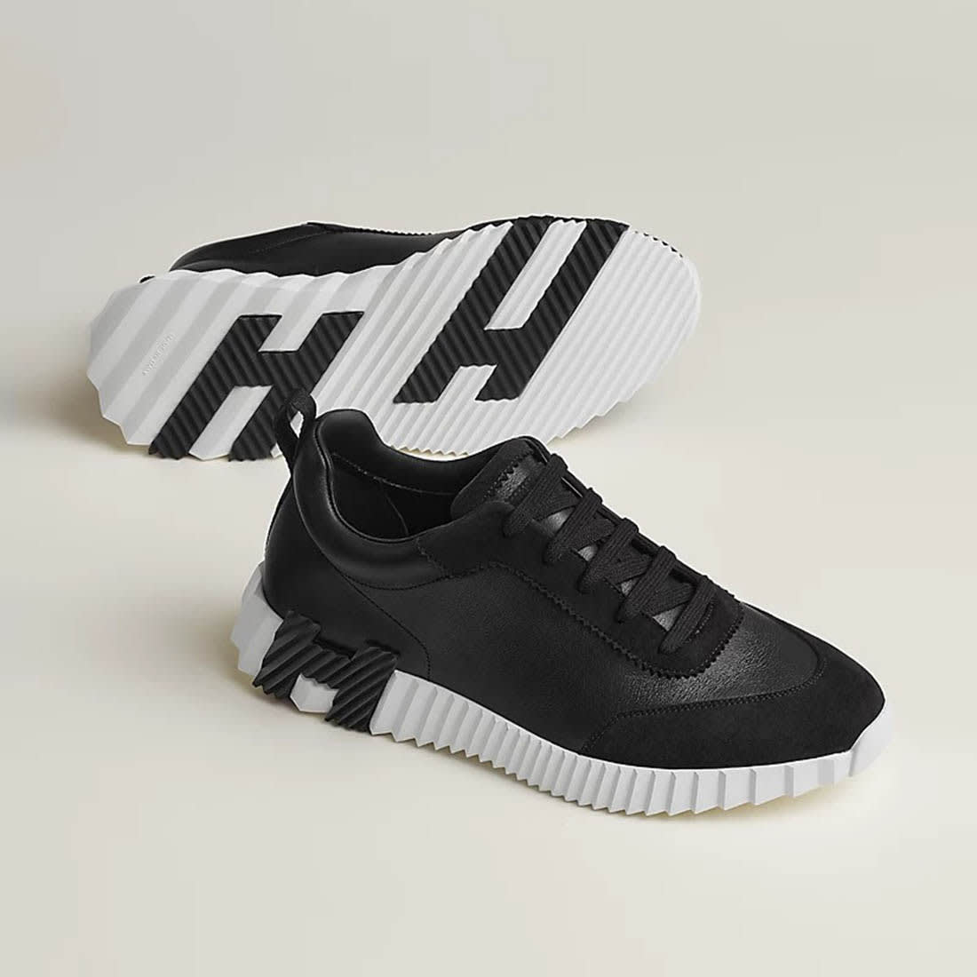Hermes Black Bouncing Premium Sneaker-2