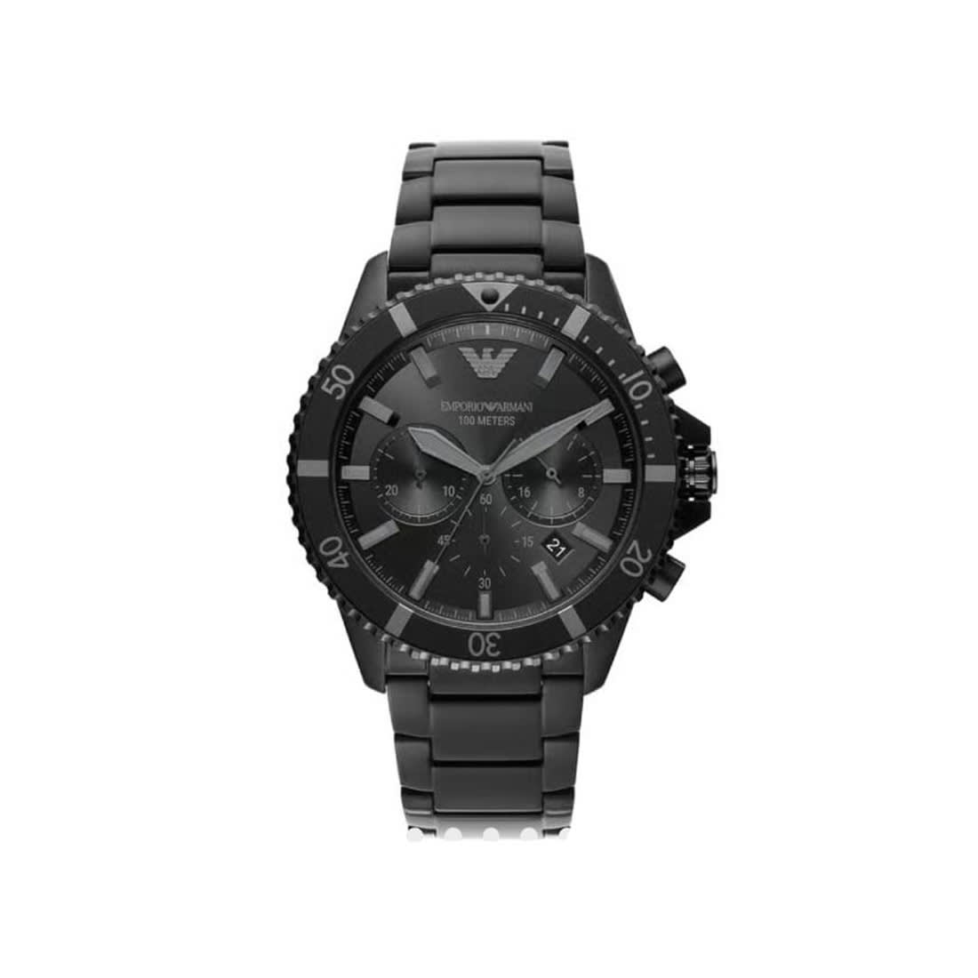 Emporio Armani Black Chronograph Analog Watch for Men AR11363-0