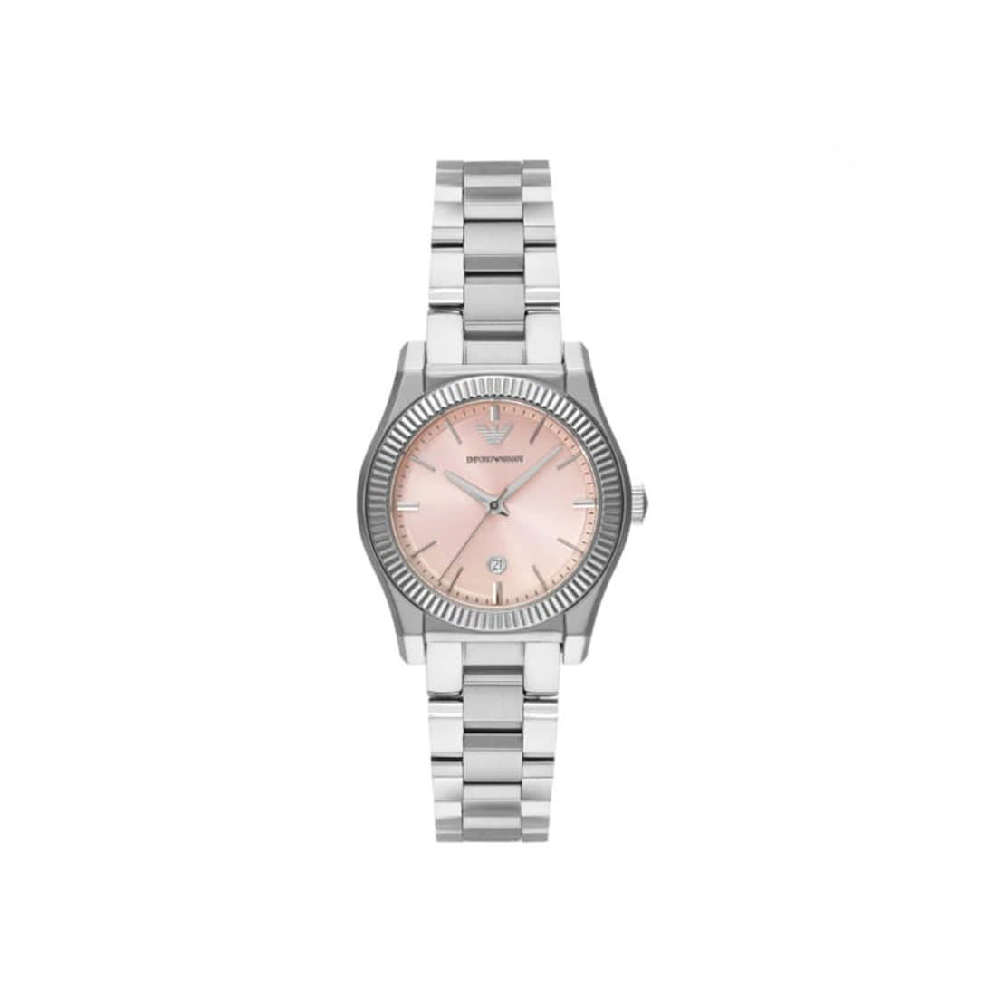 Women Quartz Pink Dial Analog Stainless Steel Watch AR11658-0