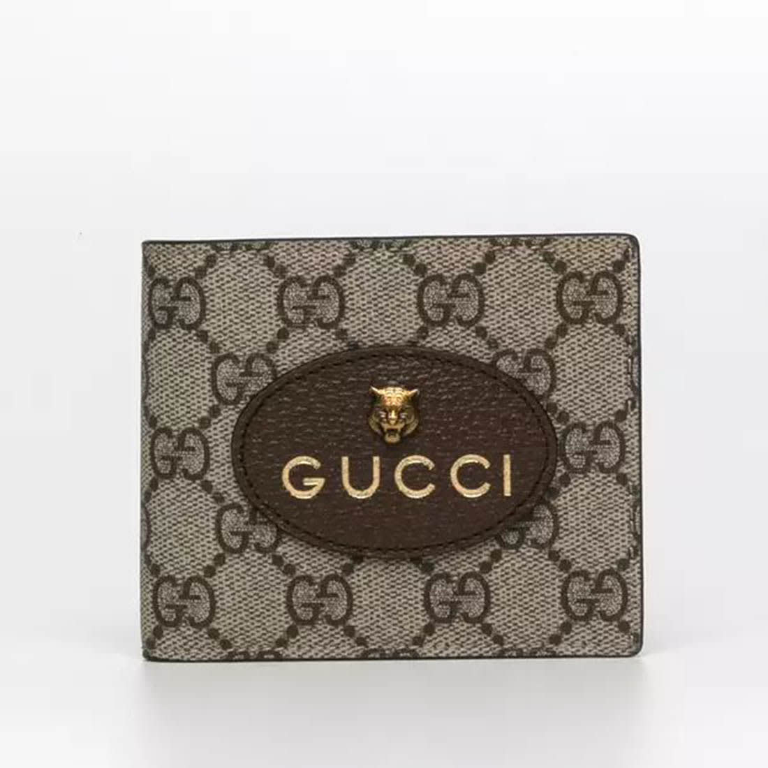 Gucci Brown Premium Compact Wallet-0