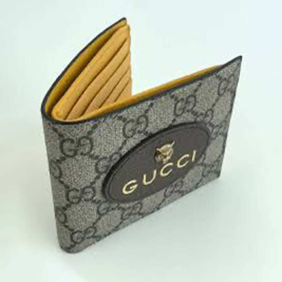 Gucci Brown Premium Compact Wallet-1