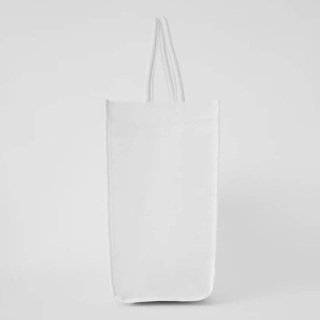 Alo Sheer White Tote Bag-1