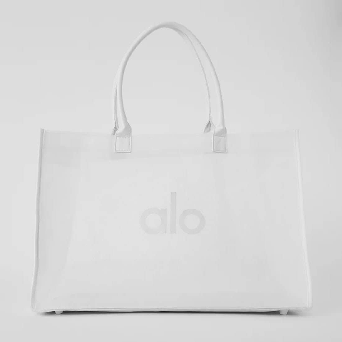 Alo Sheer White Tote Bag-0