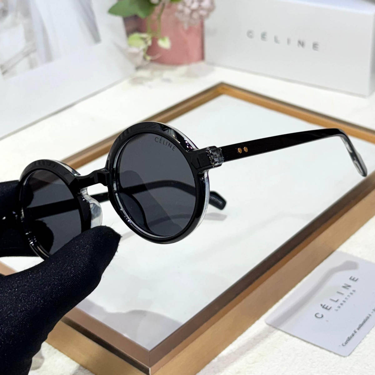 Celine Black Premium Quality Sunglasses-1