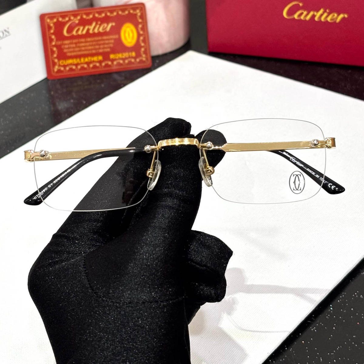 Cartier Black Premium Sunglasses-2