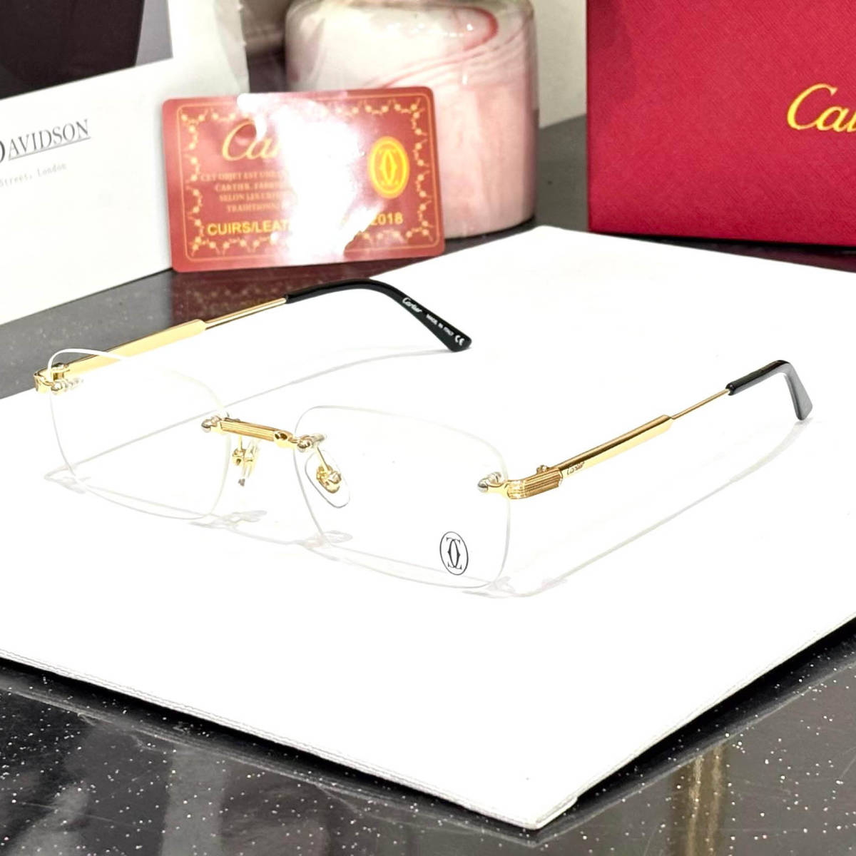 Cartier Black Premium Sunglasses-0