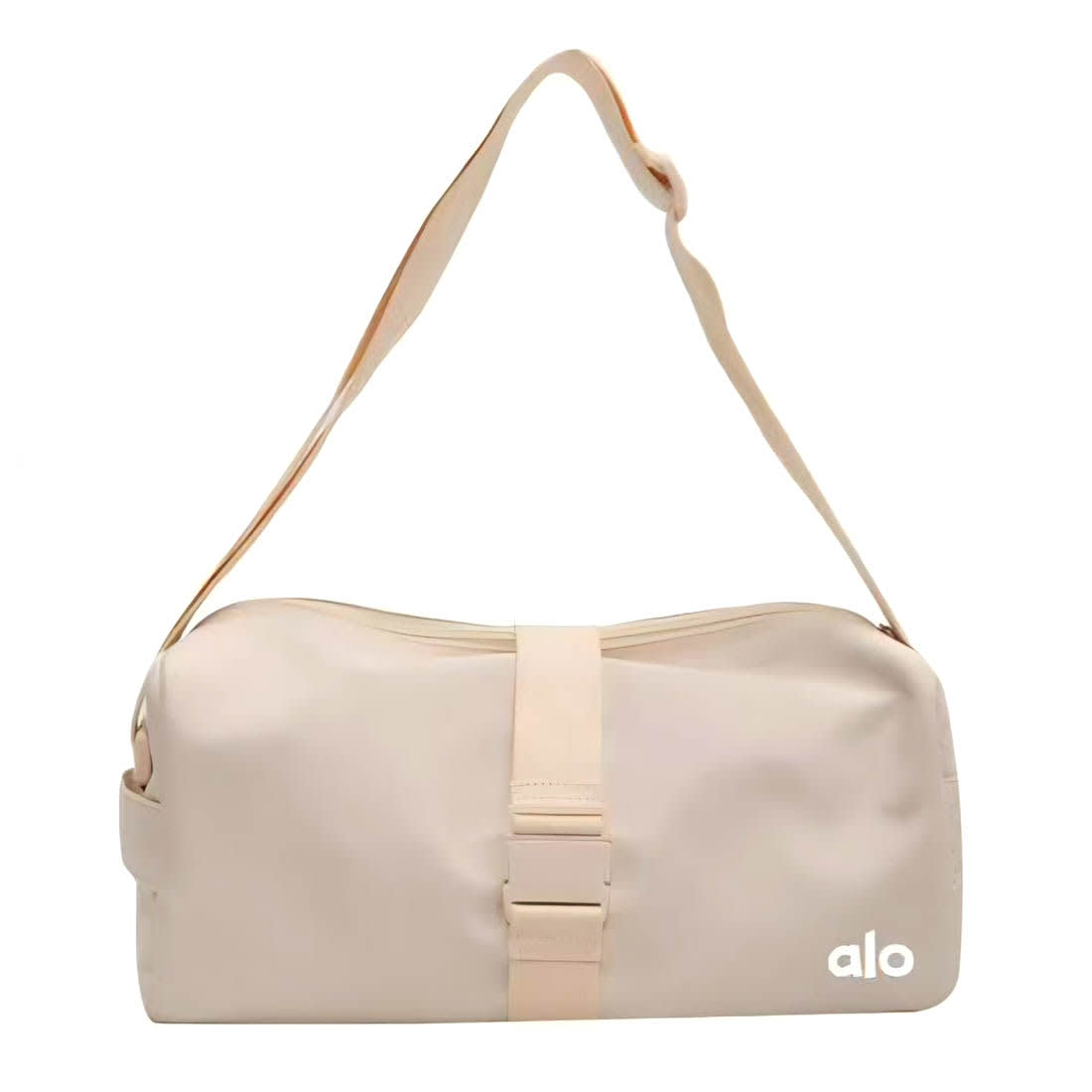 Alo Medium Cream Gym Bag-0