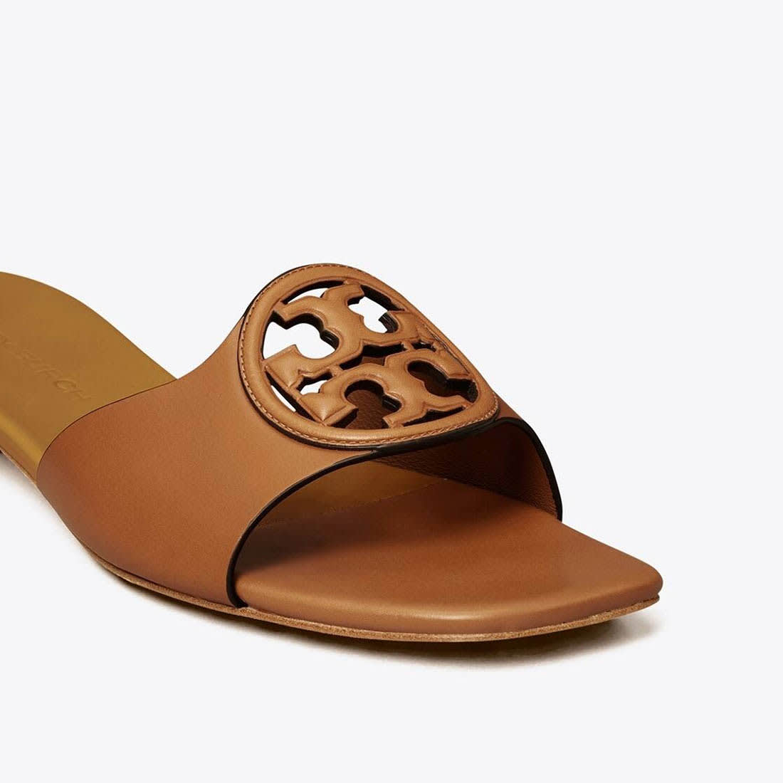 Tory Burch Bombé Miller Brown Slide Sandals-2