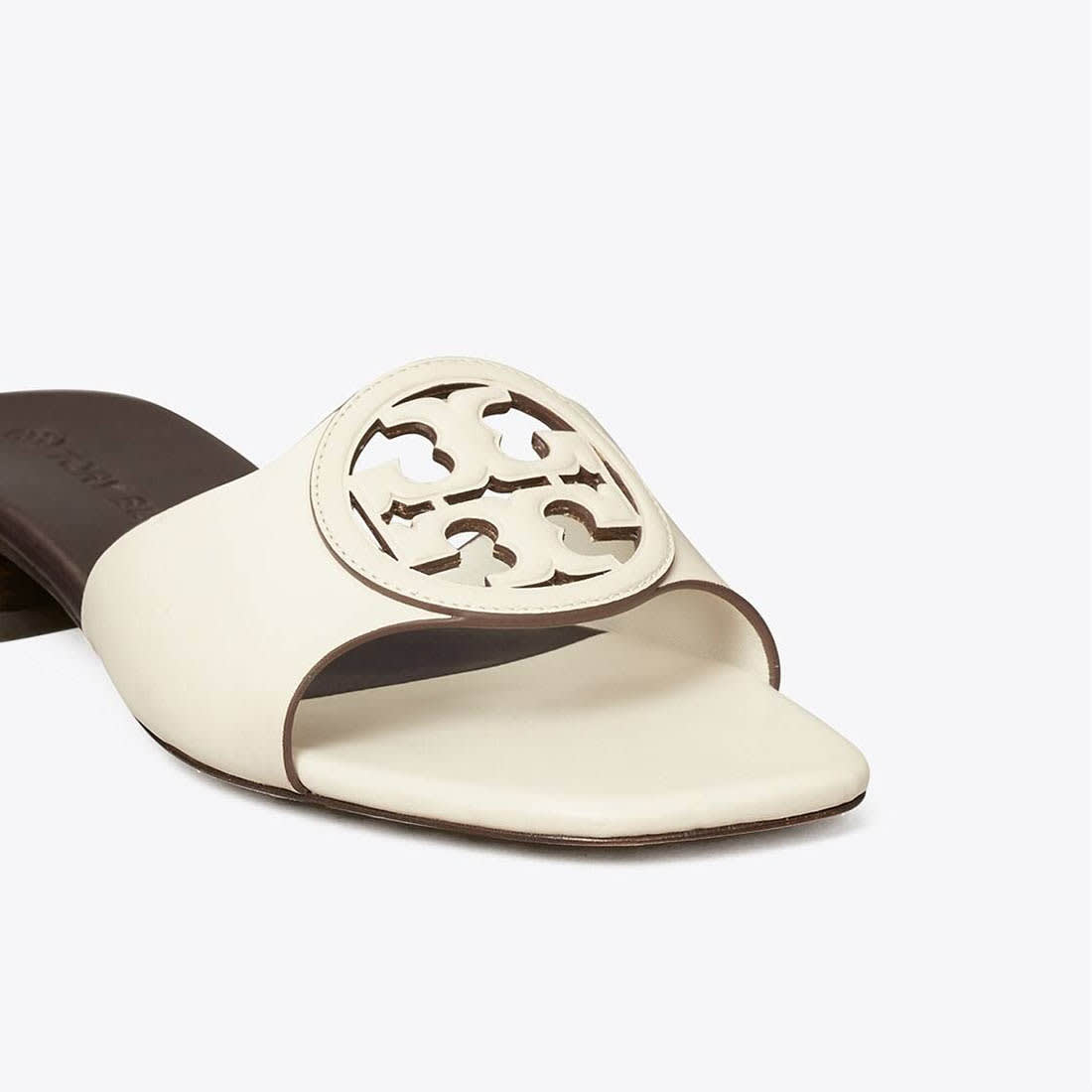 Tory Burch Bombé Miller White Slide Sandals-2