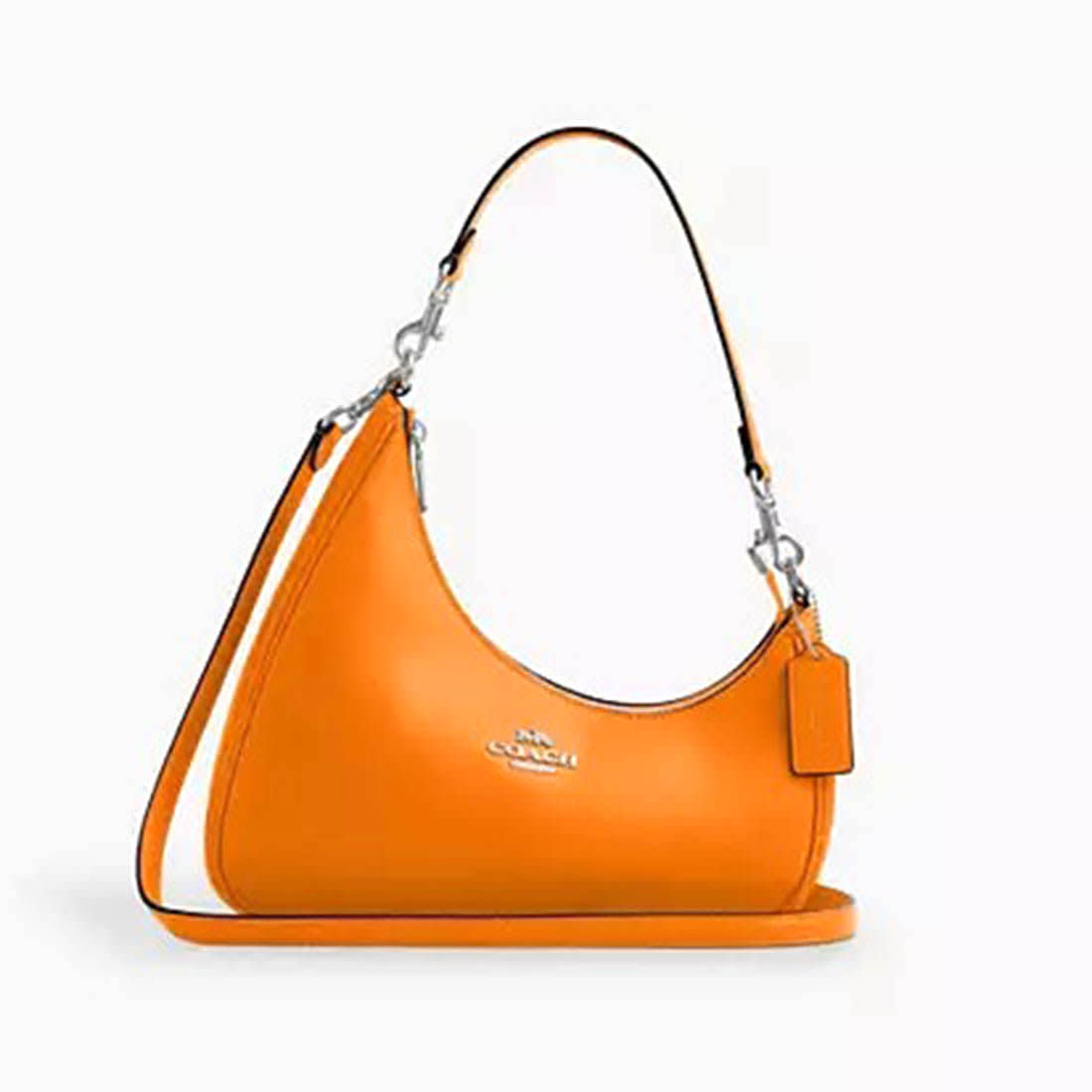 Coach Teri Twisted Orange Shoulder Bag-0