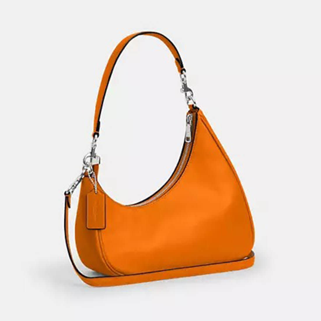 Coach Teri Twisted Orange Shoulder Bag-1