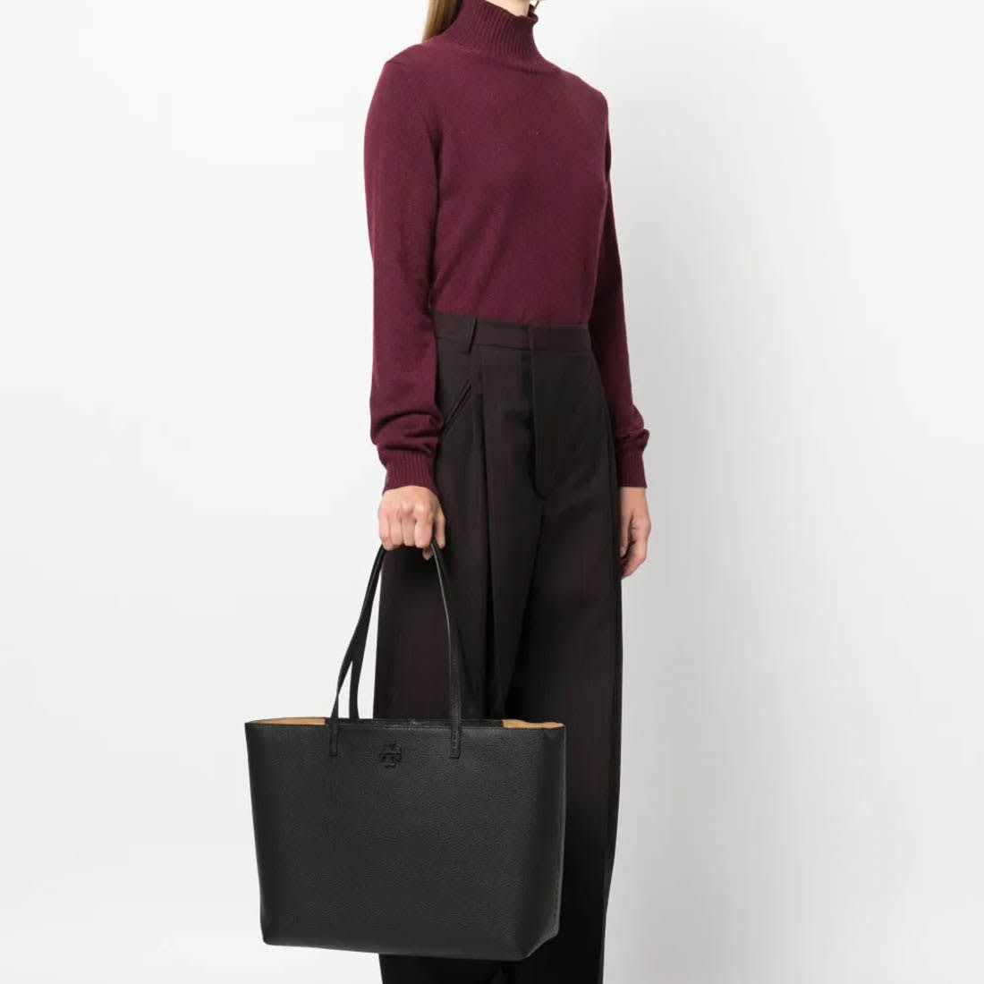 Tory Burch Mc Graw Black Shoulder Bag-2