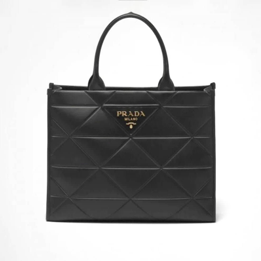 Prada Symbole Bag Large Black Leather Bag-0