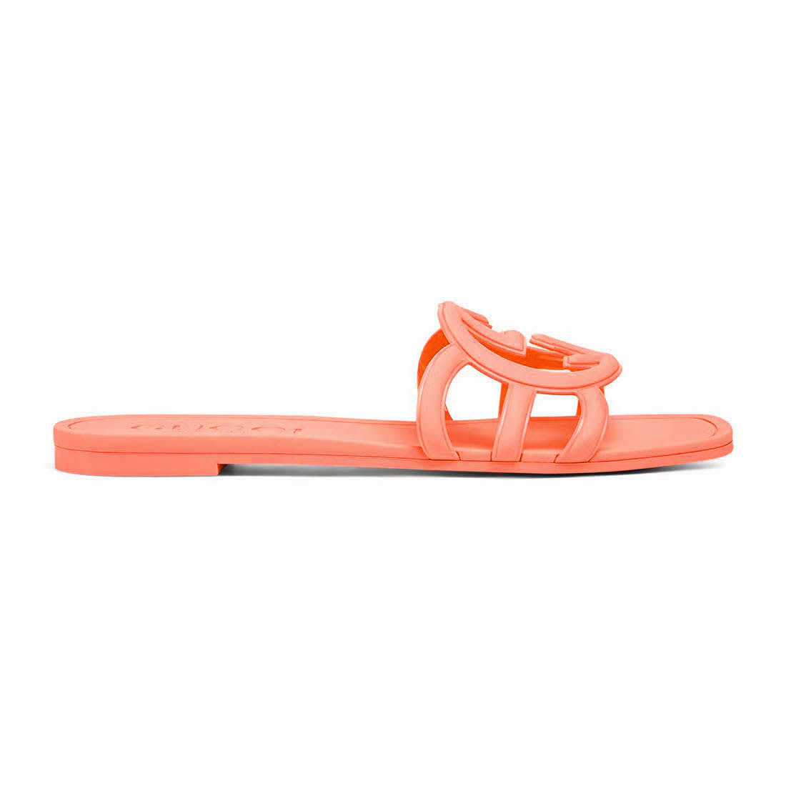 Gucci Orange Women's Interlocking G slide sandal-6
