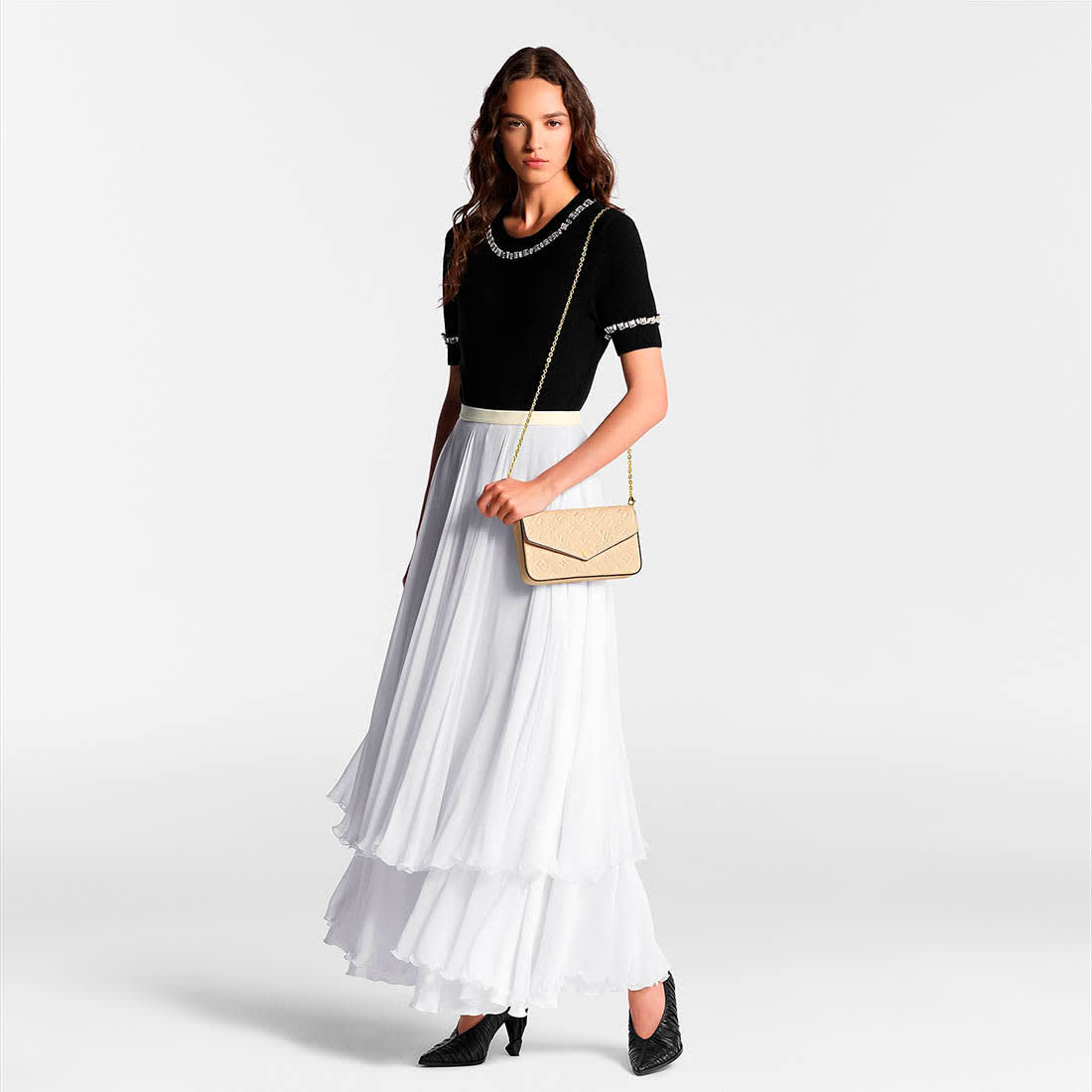 Louis Vuitton Felicie Pink Shoulder Bag-7