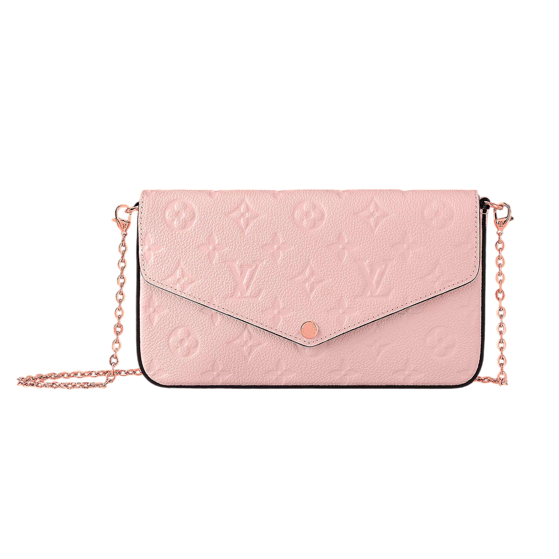 Louis Vuitton Felicie Pink Shoulder Bag-0