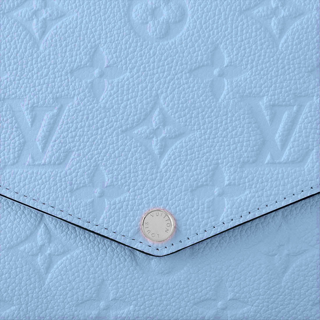 Louis Vuitton Felicie Blue Shoulder Bag-5