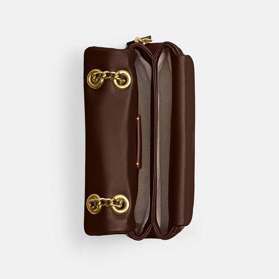 Coach Tabby 26 With Pillow Quilting Dark Wine Shoulder Bag-3