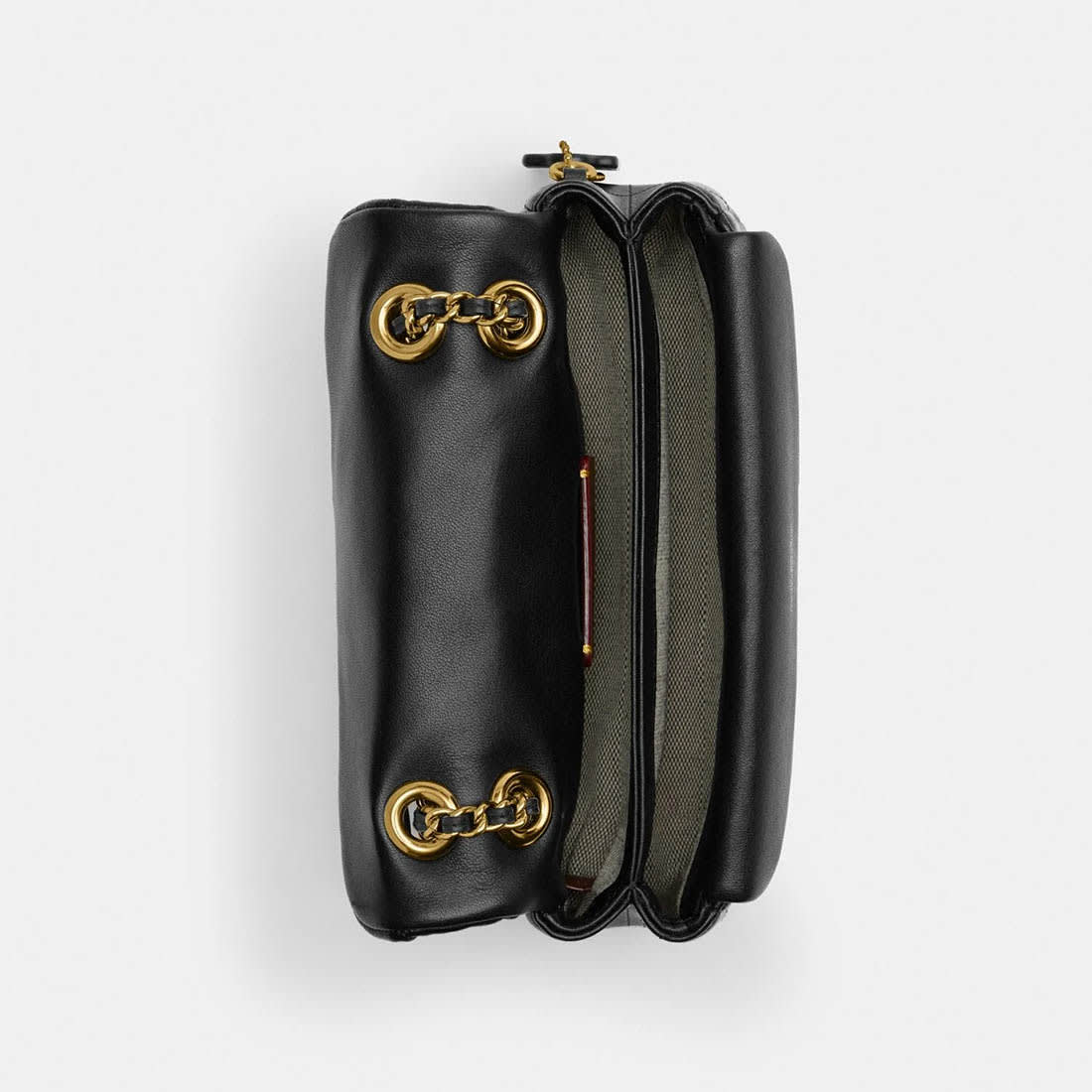 Coach Tabby 26 With Pillow Quilting Black Shoulder Bag-3