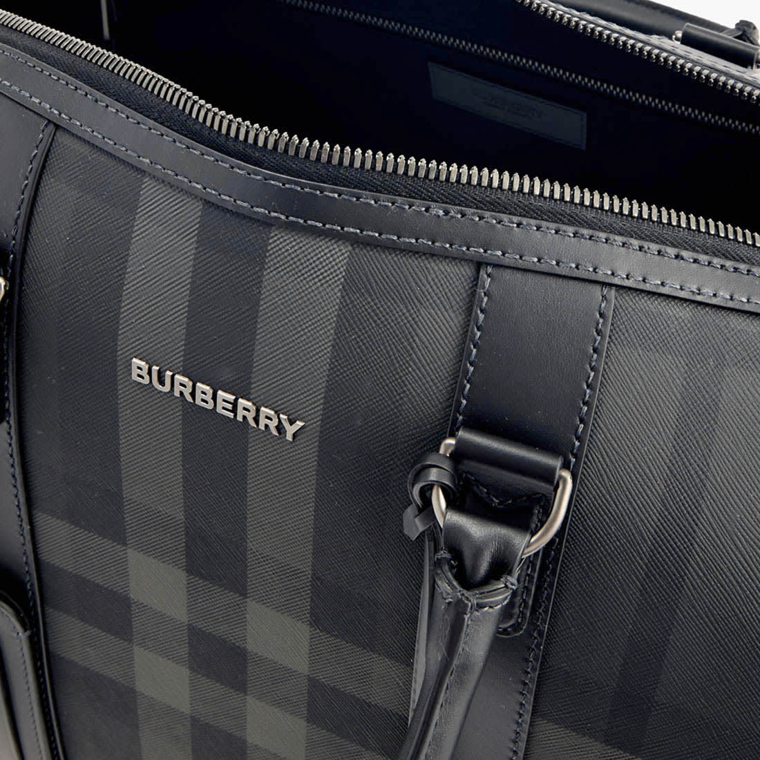 Burberry Boston Black Duffle Bag-3