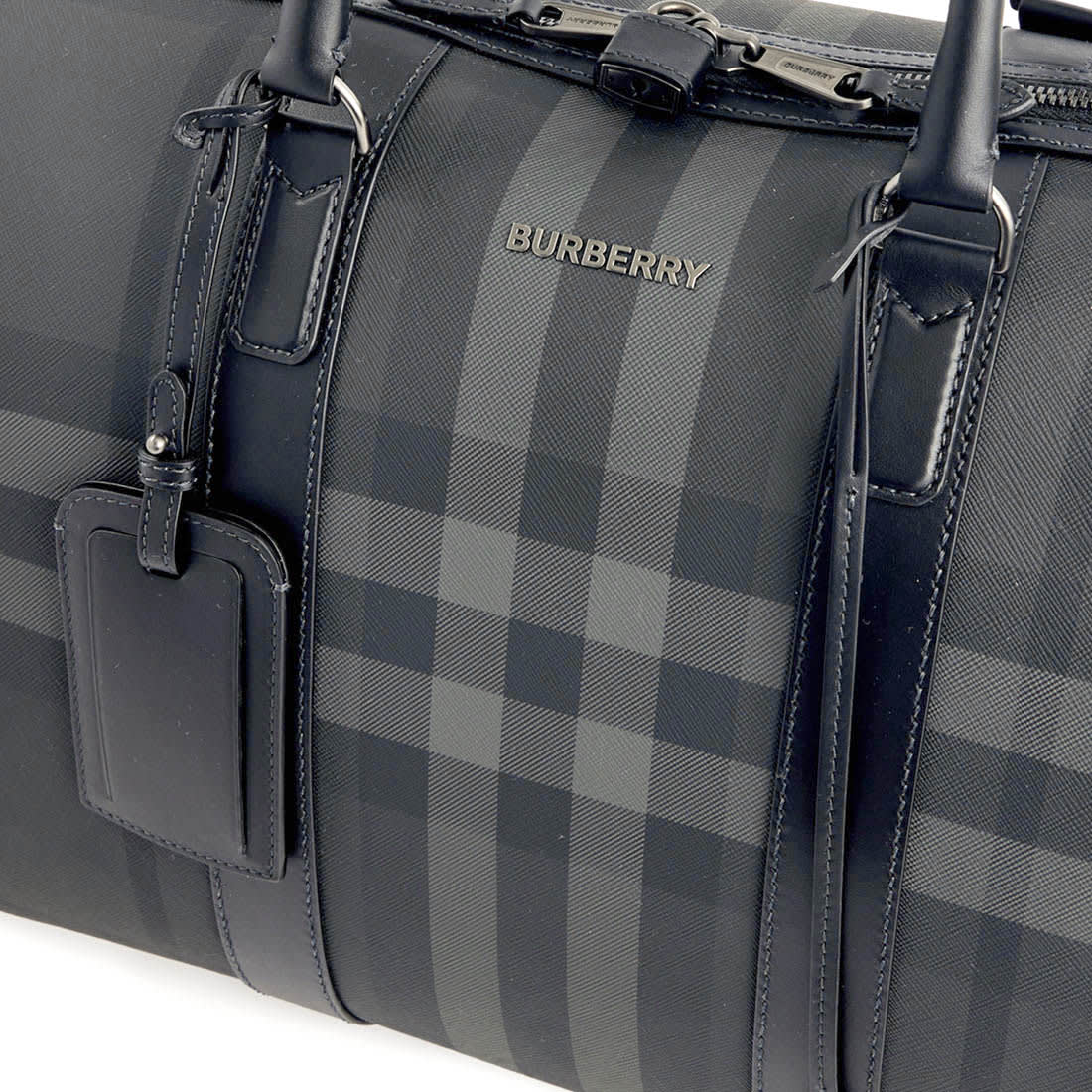Burberry Boston Black Duffle Bag-2