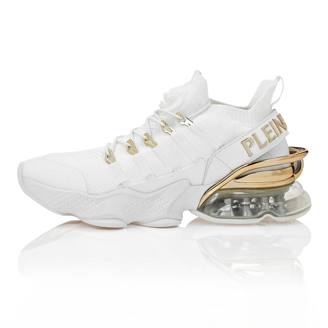 Philip Plein Sports White Premium Low-Top Sneaker-0