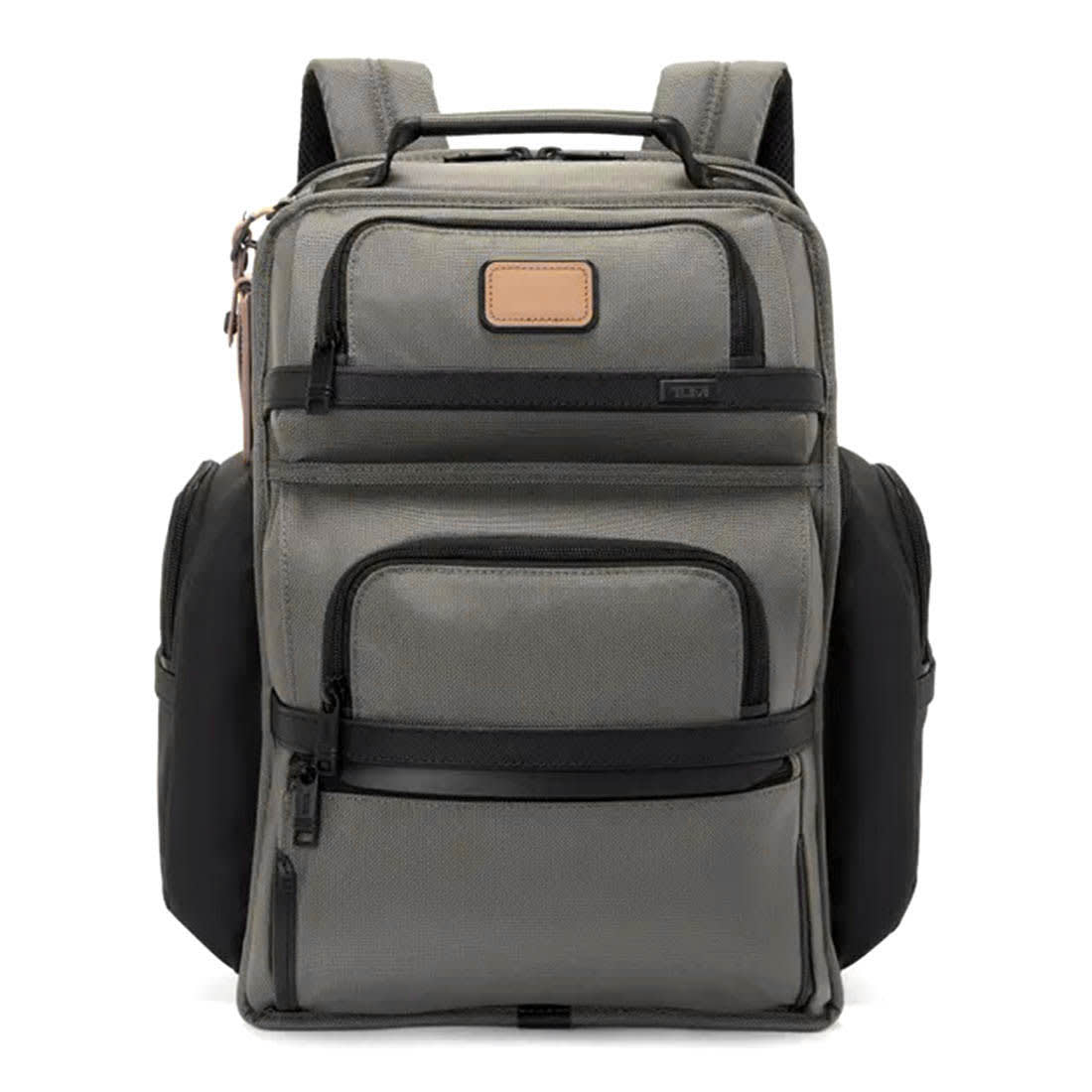 Tumi Expandable Organizer Laptop Grey & Brown Bag-0