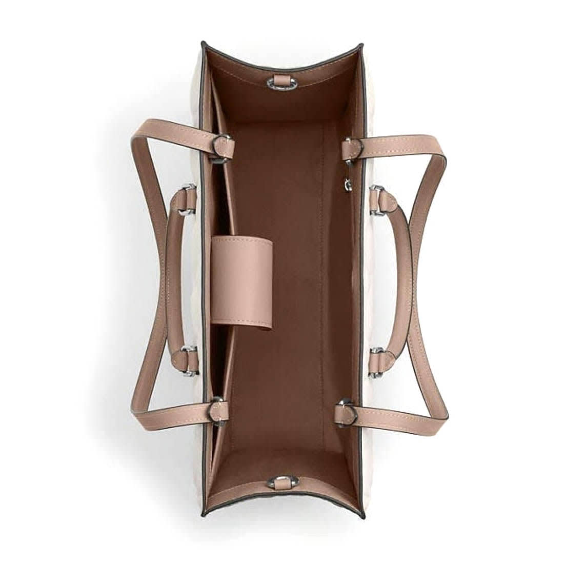 Coach Maggie Embossed White Crossbody Bag-2