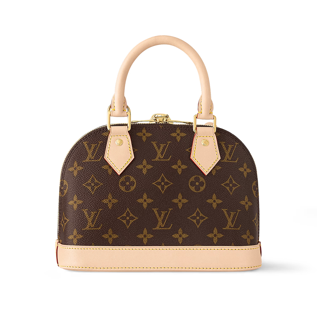 Louis Vuitton Alma Brown & Cream Shoulder Bag-1