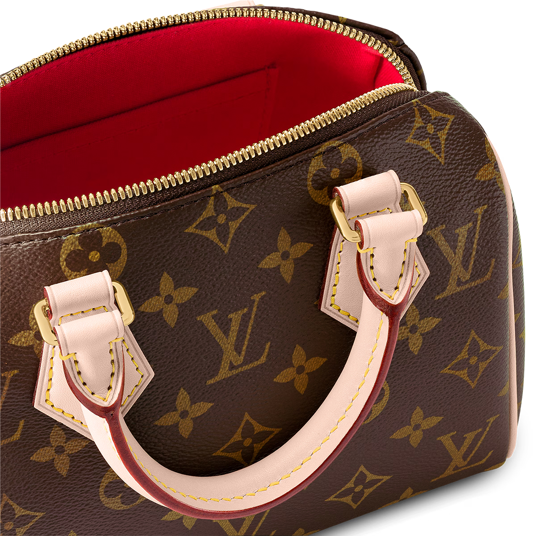 Louis Vuitton Alma Brown & Cream Shoulder Bag-4