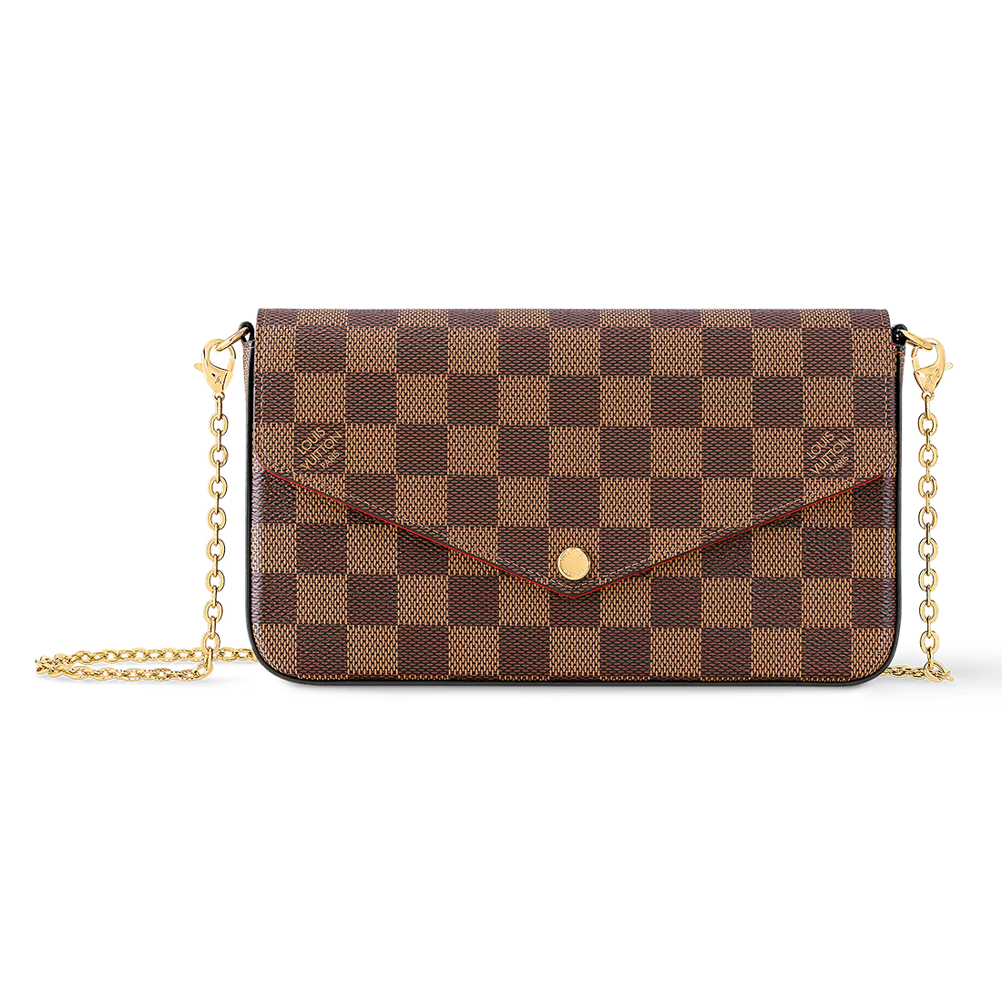 Louis Vuitton Felicie Brown Shoulder Bag-0