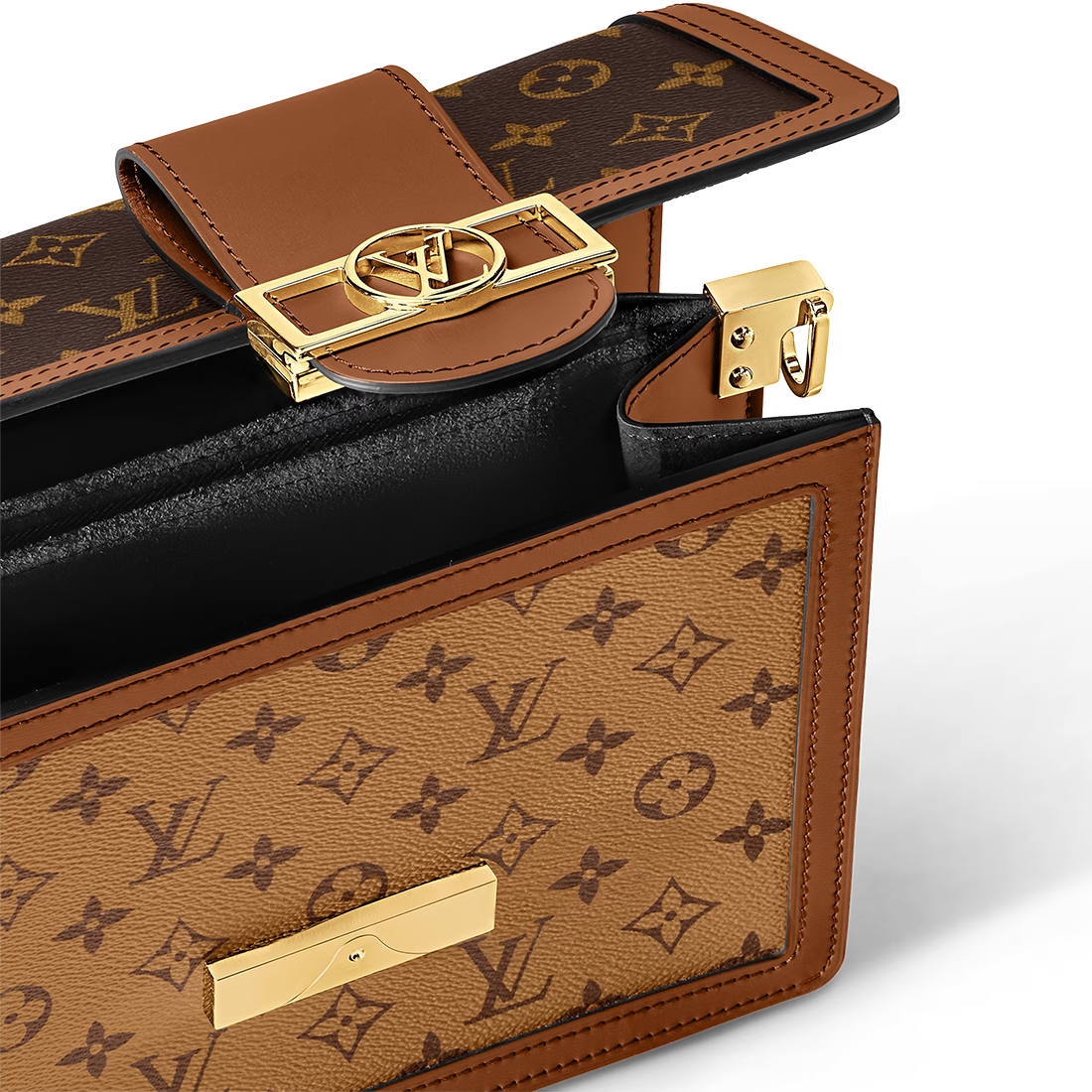 Louis Vuitton Dauphine Brown Monogram Bag-4