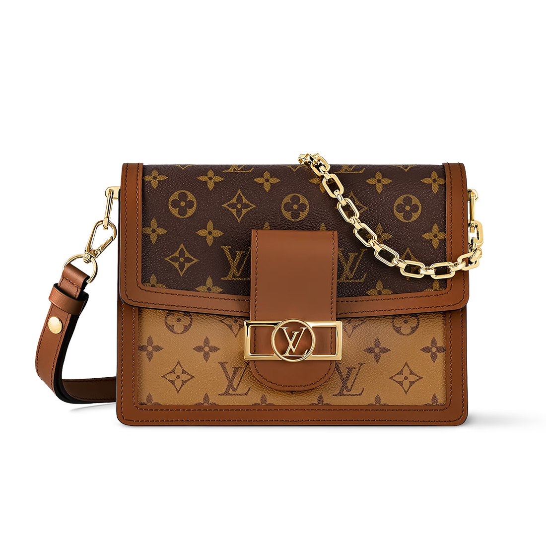 Louis Vuitton Dauphine Brown Monogram Bag-0