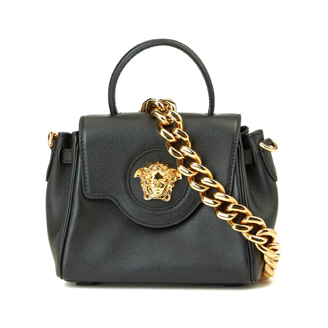 Versace La Medusa Black Handle bag-0