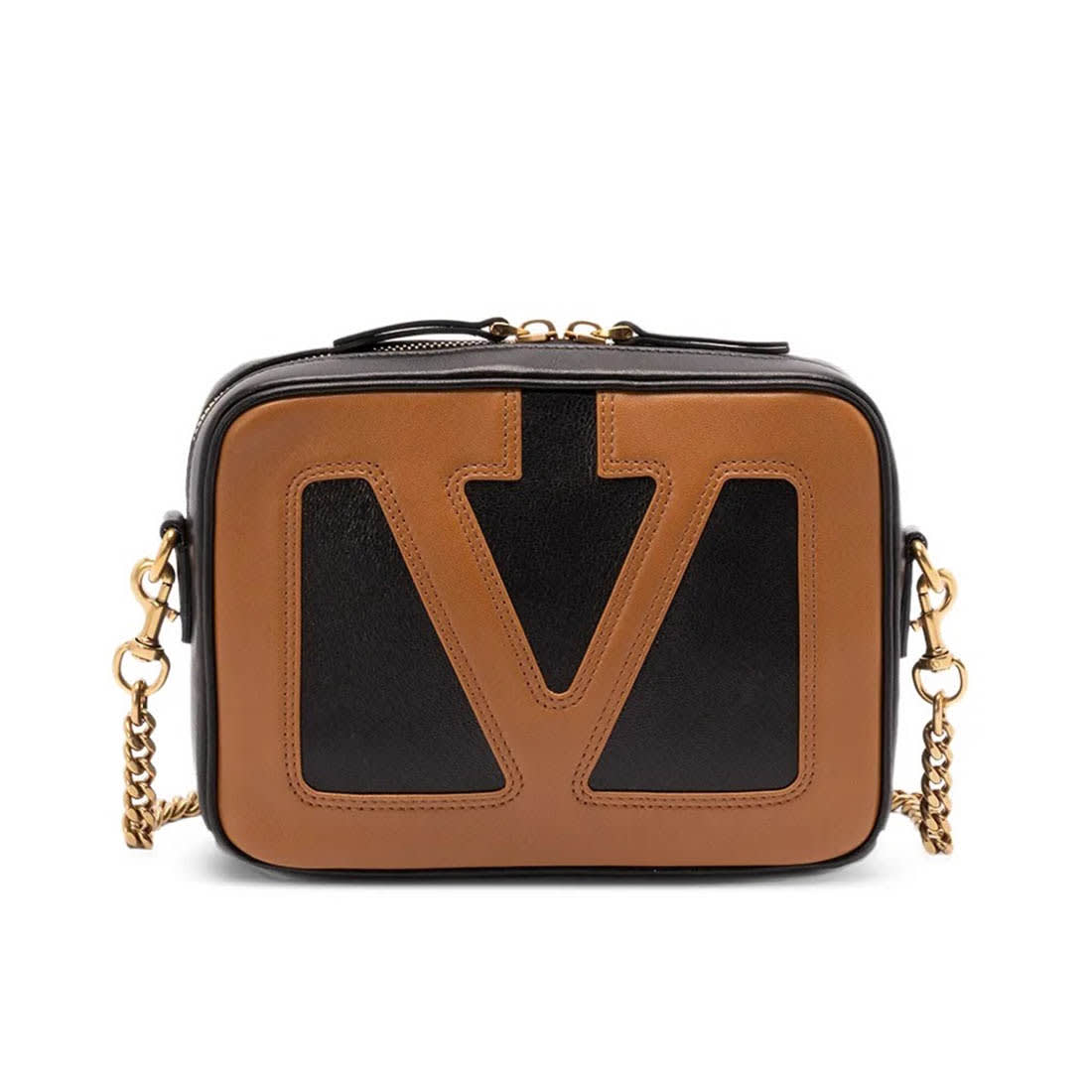 Valentino Viva Superstar V Logo Black Sling Bag-0