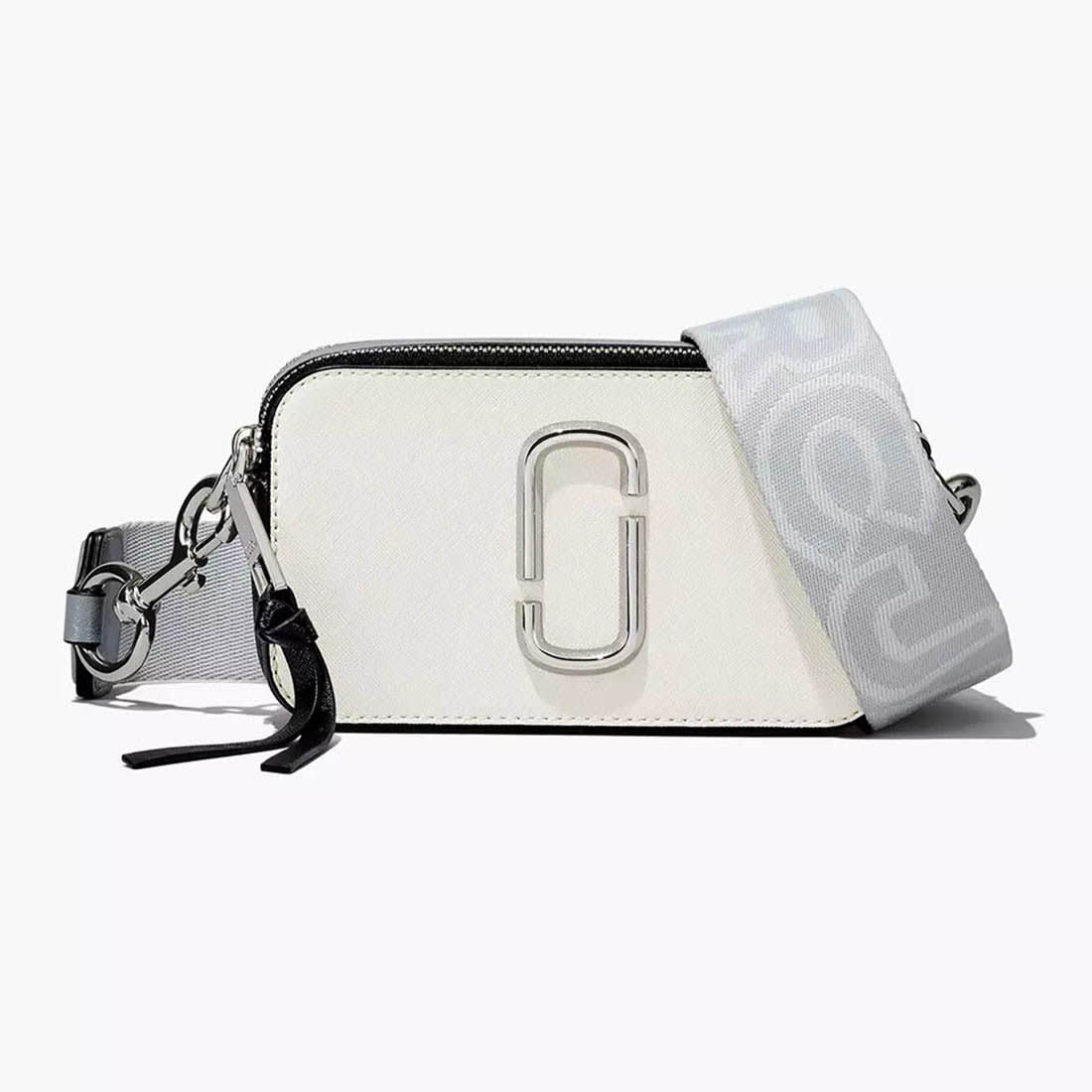 Marc Jacob Snapshot White Crossbody Bag-0
