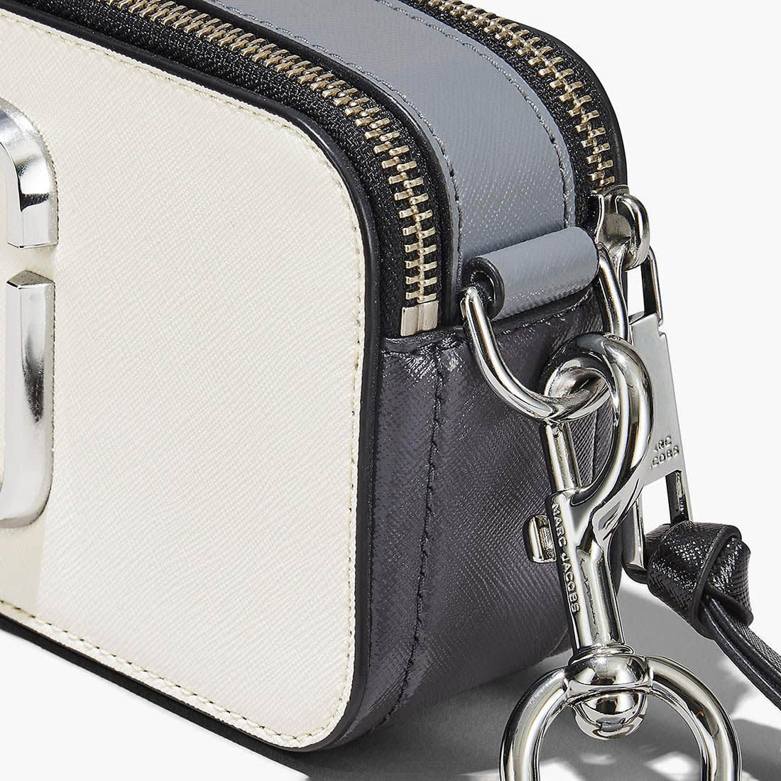 Marc Jacob Snapshot White Crossbody Bag-2